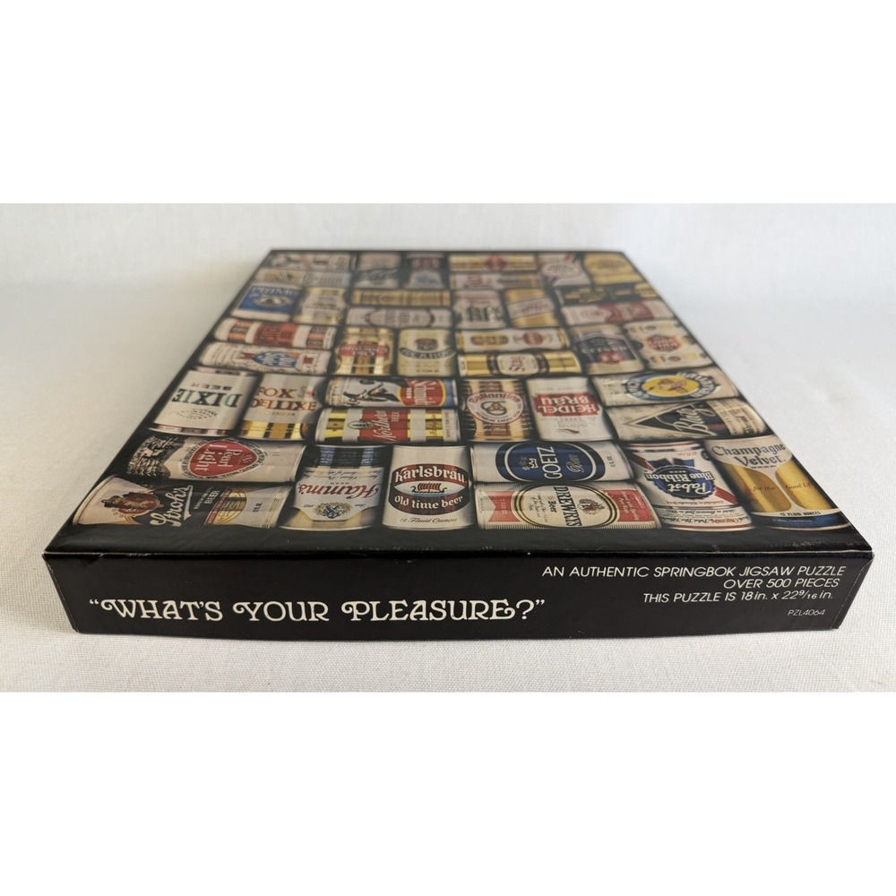 Springbok What's‎ Your Pleasure Beer Puzzle Over 500 Pieces Vintage Complete - Picture 9 of 16